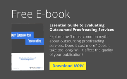 Free E-book: Guide to Evaluating Outsourced Proofreading Services