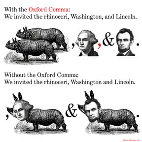 Oxford Comma-Copyright Eric Edelman 2001