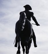 Paul Revere on horseback