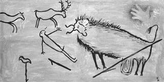 stone age cave painting
