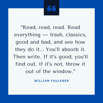 Read, read, read. Ready everything....